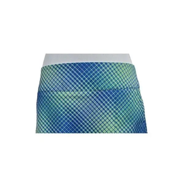 Nike Dri Fit Golf Skort Skirt Size 10 Kaleidoscope Blue Green Tennis Pickleball - Picture 2 of 11